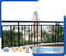 Factory Customized Crafted Security Galvanized Wrought Iron Balcony Fence Handrail