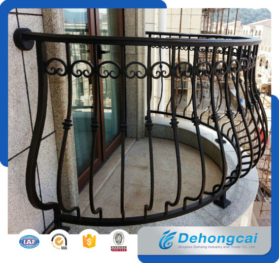 Hot Dipped Galvanized Wrougt Iron Balcony Fence with Cheap Price