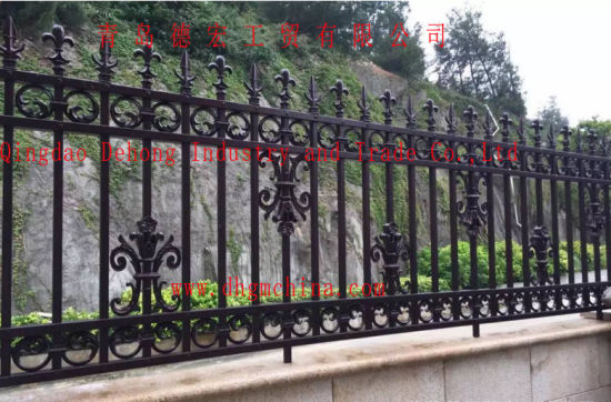 Black New Design Chinese Style Security Garden Fences