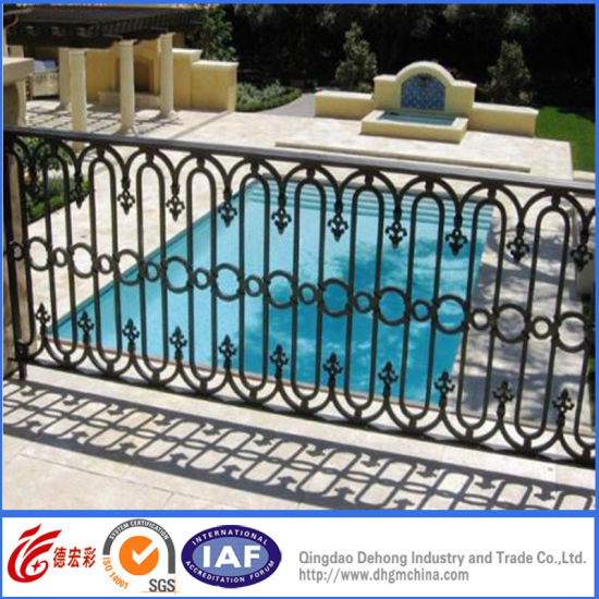 Residential Wrought Iron Security Wrouight Iron Fence (dhfence-24)