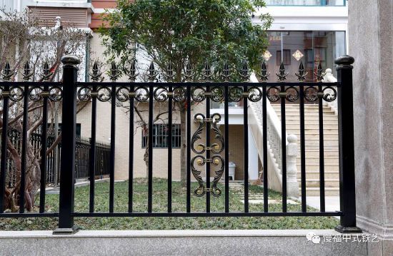 Green Wrought Iron Fences for Garden, Farm