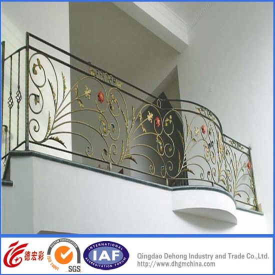 Special Safety High Quality Wrought Iron Balcony Fence