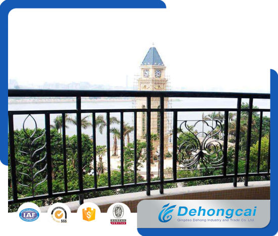 Simple Economical Practical Residential Wrought Iron Fence (dhfence-29)